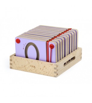 Set magnetic de scriere - Cifre, Viga - Jucării de lemn si Montessori