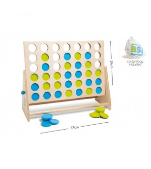 Joc gigant 4 pe un rand, BS Toys - Jocuri de competiție