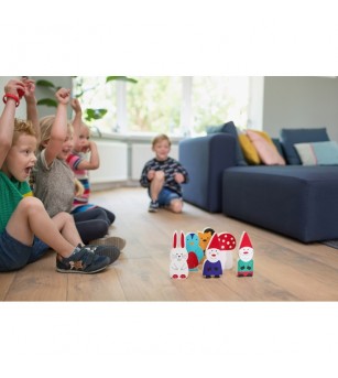 Joc Prietenii de bowling din padure, BS Toys - Popice și bowling