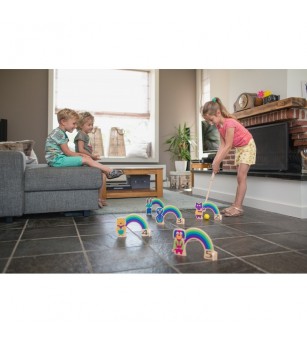 Joc de cricket Curcubeu, BS Toys - Minigolf