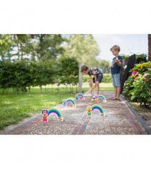 Joc de cricket Curcubeu, BS Toys - Minigolf