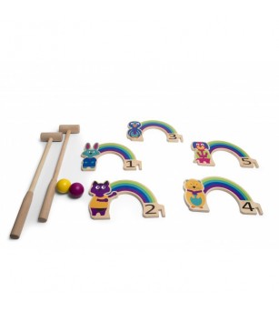 Joc de cricket Curcubeu, BS Toys - Minigolf