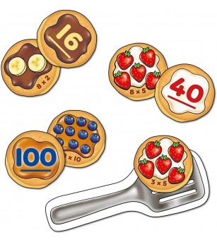 Joc educativ Orchard Toys - Tabla inmultirii pentru incepatori - Jucării matematică