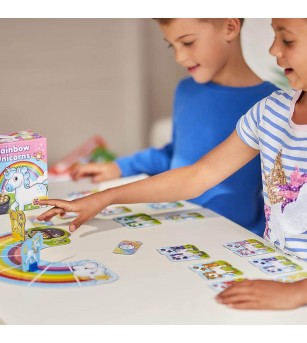 Joc educativ Orchard Toys - Unicornii Curcubeu - Jocuri de memorie și asociere