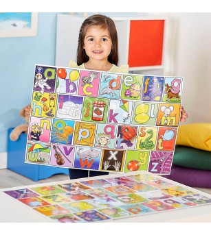 Puzzle de podea in limba engleza Orchard Toys - Invata alfabetul - Puzzle-uri