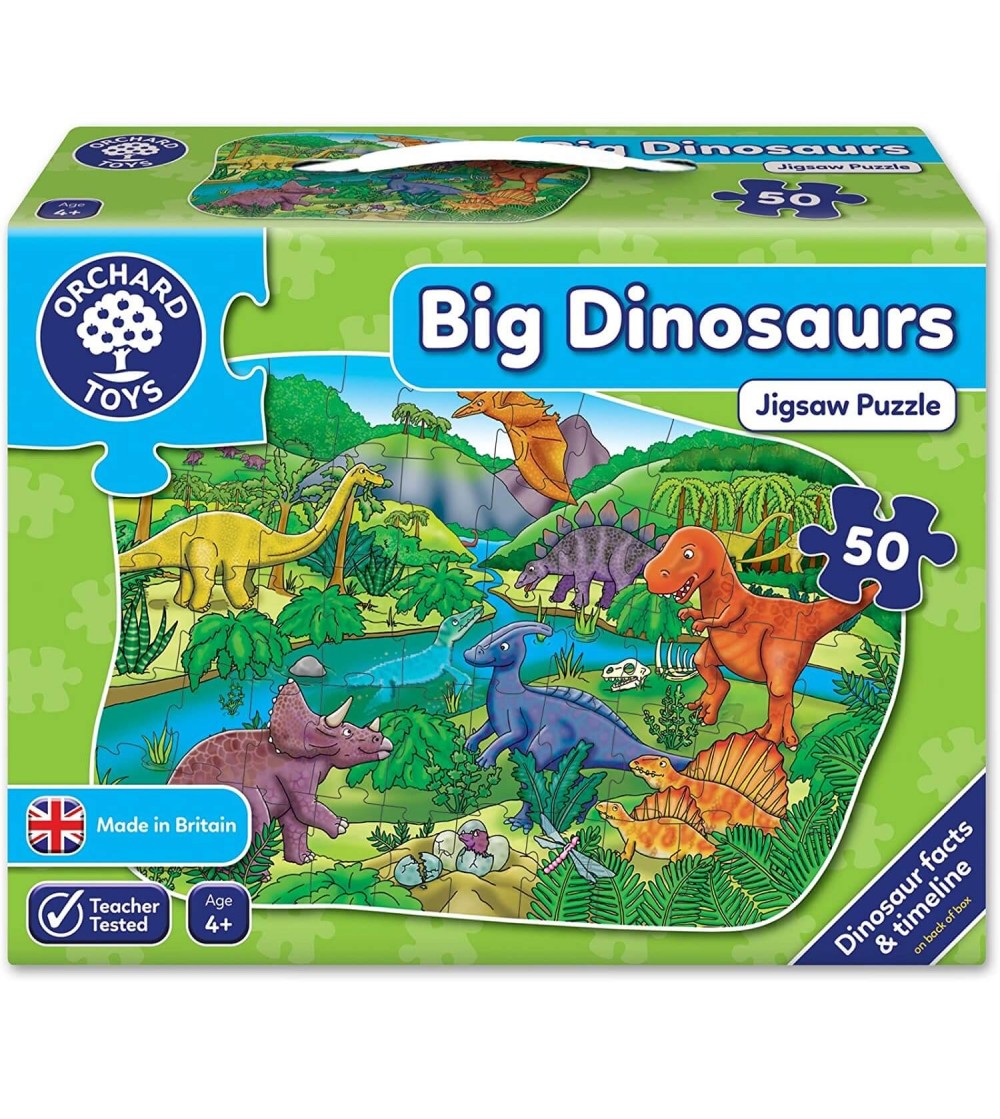Puzzle de podea Orchard Toys - Dinozauri - Puzzle-uri