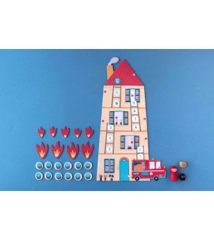 Joc de cooperare Londji, Pompierii salveaza pisica - Jocuri de cooperare Joc de cooperare Londji, Pompierii salveaza pisica - Jocuri de cooperare