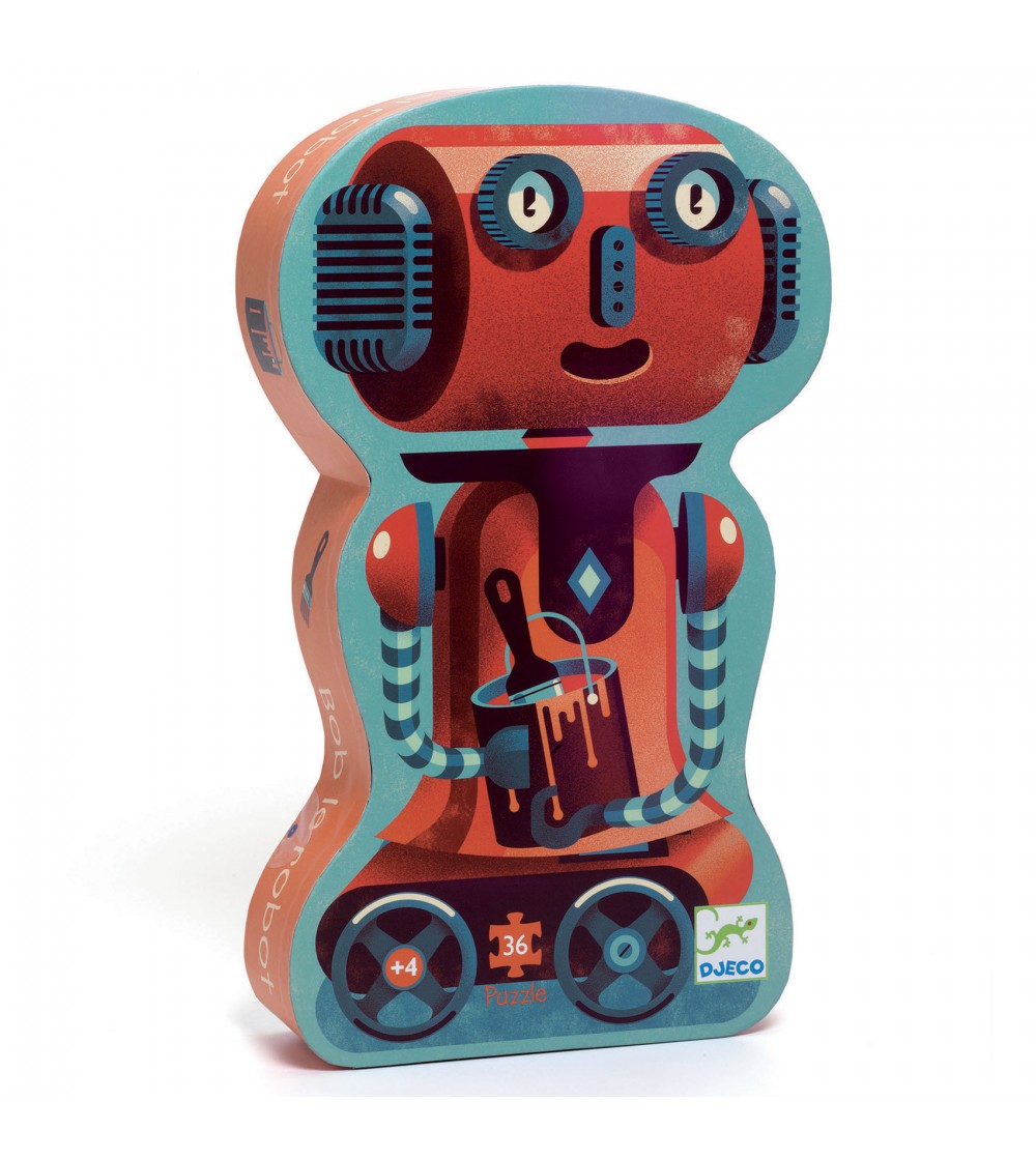 Puzzle Djeco - Robotul Bob - Puzzle-uri