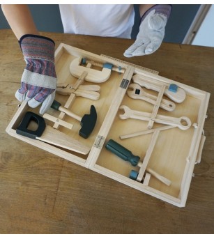 Set de unelte din lemn, Egmont toys - Seturi de menaj si bricolaj copii