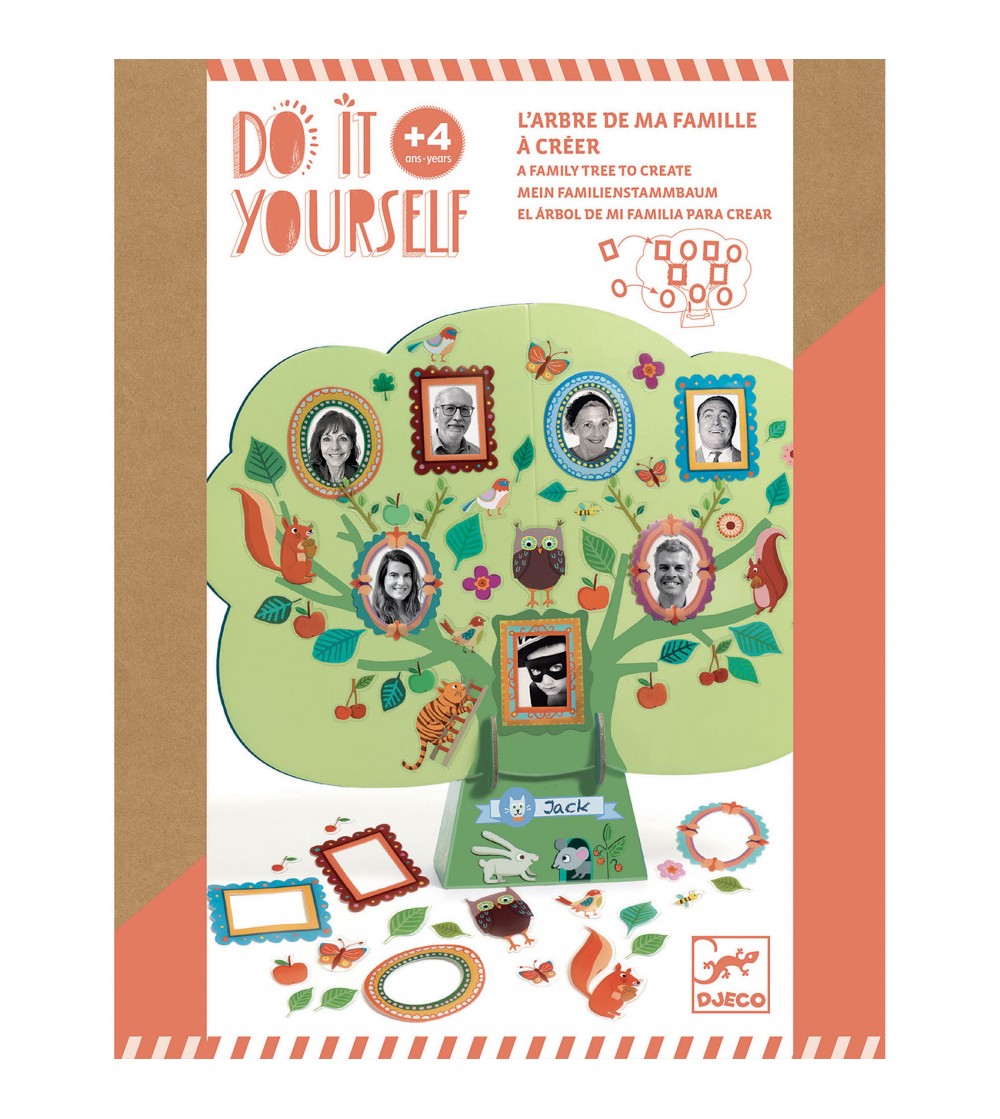 Set DIY Djeco, Arborele genealogic - Seturi creative DIY