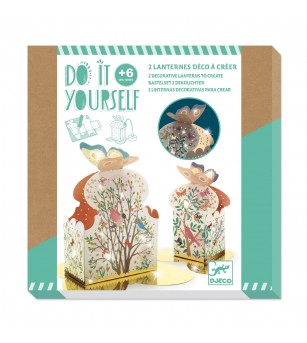 Set DIY Djeco, Felinare-Lumina de veghe - Seturi creative DIY