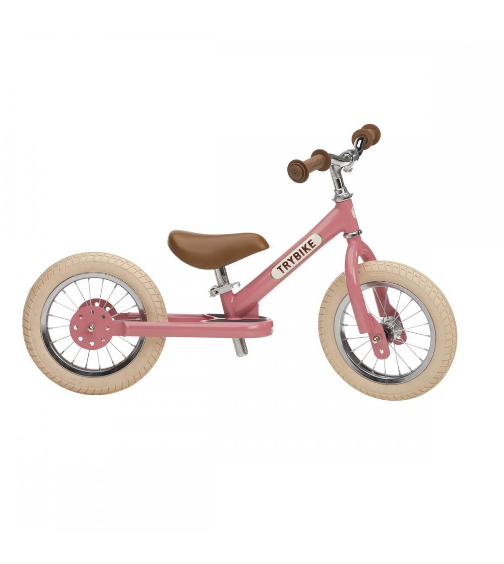 Bicicleta fara pedale vintage, roz, Trybike - Biciclete, trotinete