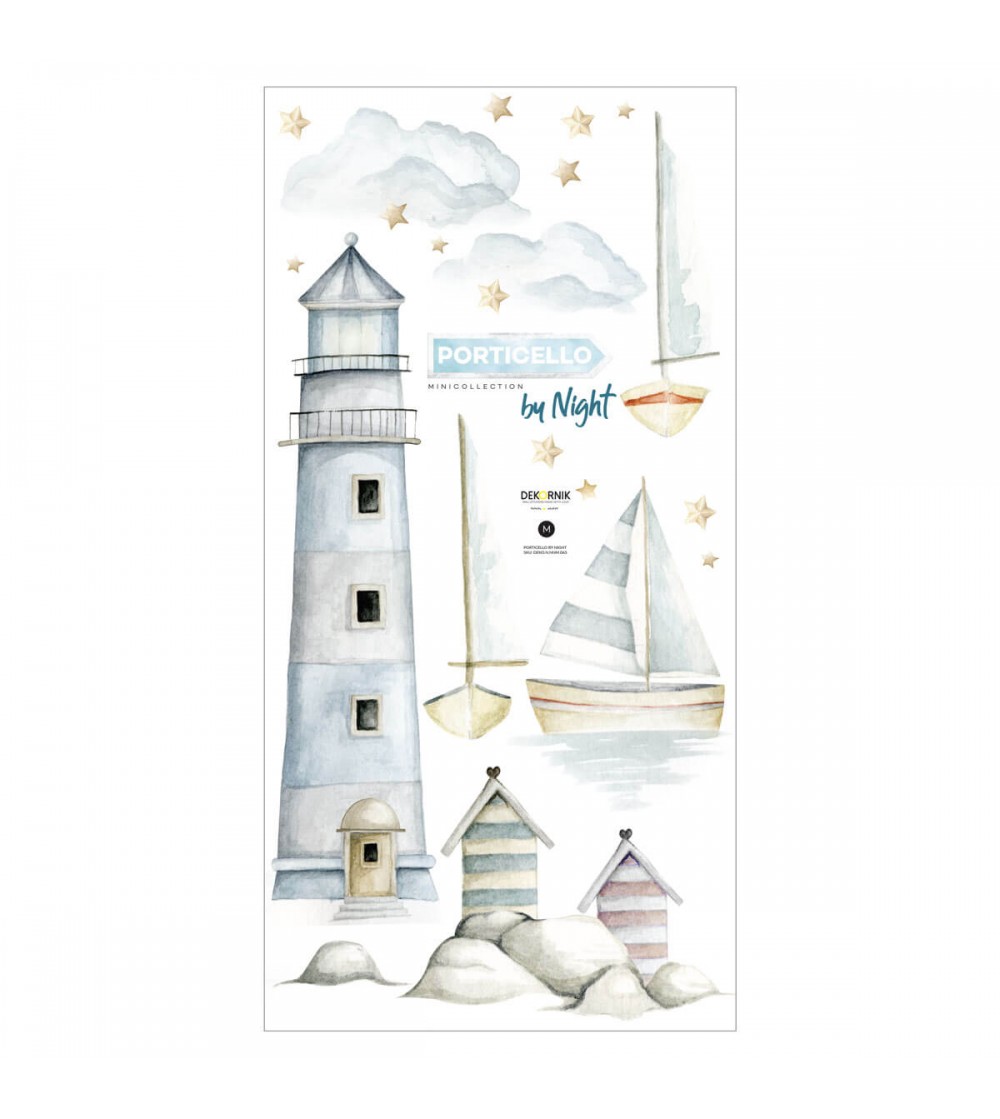 Sticker decorativ Dekornik, Porticello By Night - Stickere perete