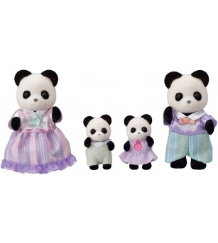 Figurine Sylvanian Families 5529 - Familia de ursuleti panda - Figurine