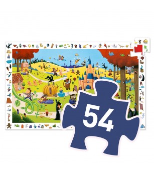 Puzzle observatie Djeco, Povesti renumite - Puzzle-uri
