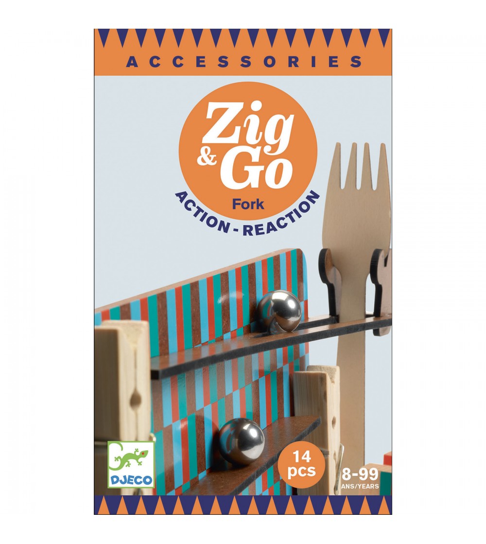 Zig & Go - Fork, Furculita set 14 piese - Jocuri de îndemânare