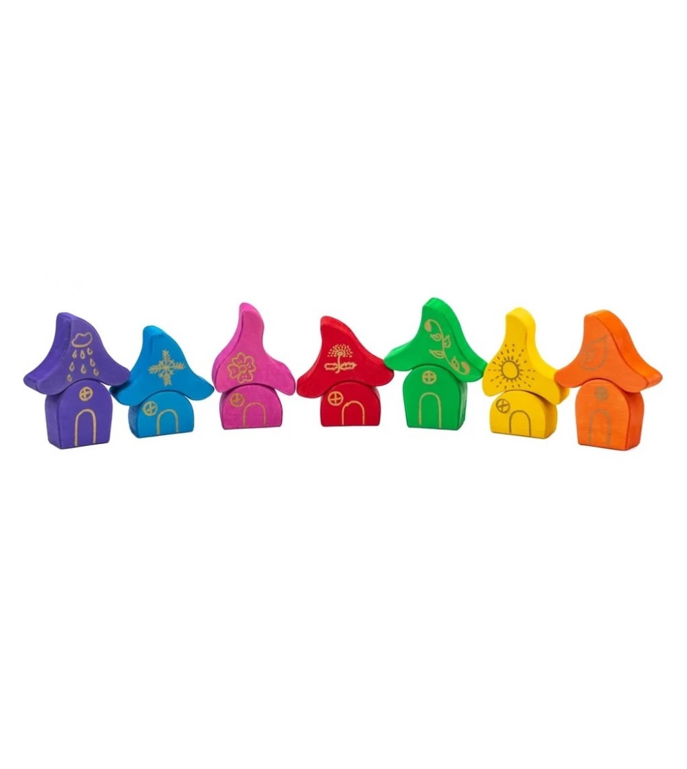 Casutele piticilor, joc handmade Marc toys - Jucării de lemn si Montessori