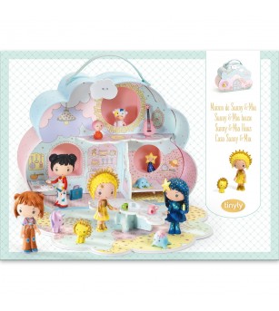 Colectia Djeco Tinyly, Sunny si Mia - Căsuțe de păpuși și accesorii