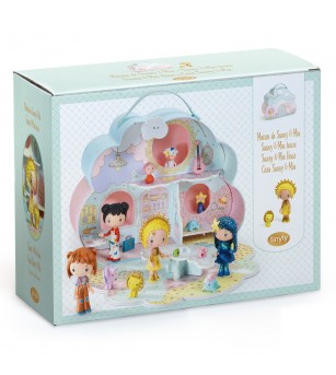 Colectia Djeco Tinyly, Sunny si Mia - Căsuțe de păpuși și accesorii