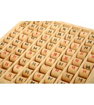 Tabla inmultirii din lemn Legler Small Foot - Jucării matematică
