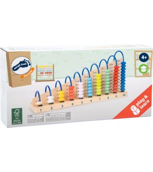 Joc educativ din lemn Legler Small Foot, abac - Jucării matematică