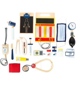 Set de joaca Legler Small Foot, Trusa doctorului de urgenta - Truse de medic pentru copii