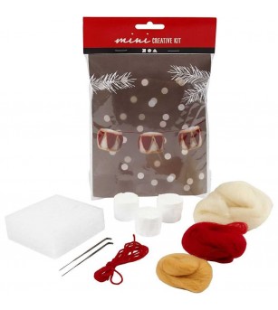 Mini kit creativ Ornamente Craciun - ghirlanda cu tobe - Seturi Crăciun Mini kit creativ Ornamente Craciun - ghirlanda cu tobe - Seturi Crăciun