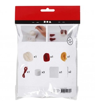 Mini kit creativ Ornamente Craciun - ghirlanda cu tobe - Seturi Crăciun Mini kit creativ Ornamente Craciun - ghirlanda cu tobe - Seturi Crăciun