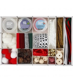 Kit creativ cu plastilina Foam Clay si Silk Clay - idei de Craciun - Seturi cu plastilină și modelare