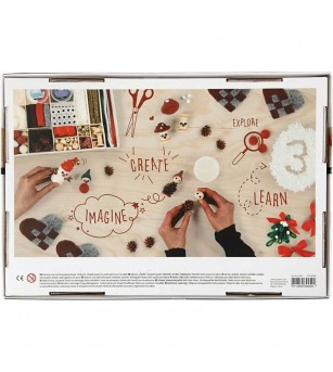 Kit creativ cu plastilina Foam Clay si Silk Clay - idei de Craciun - Seturi cu plastilină și modelare