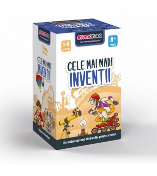 Pachet Memorace - Cele mai mari inventii si Sa invatam mate - Jocuri de memorie și asociere