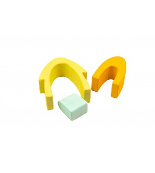Set handmade Marc toys, Vara colorata - Jucării de lemn si Montessori