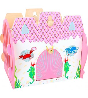 Set de joaca tematic Legler Small Foot, Lumea subacvatica Neptun - Jucării de lemn si Montessori