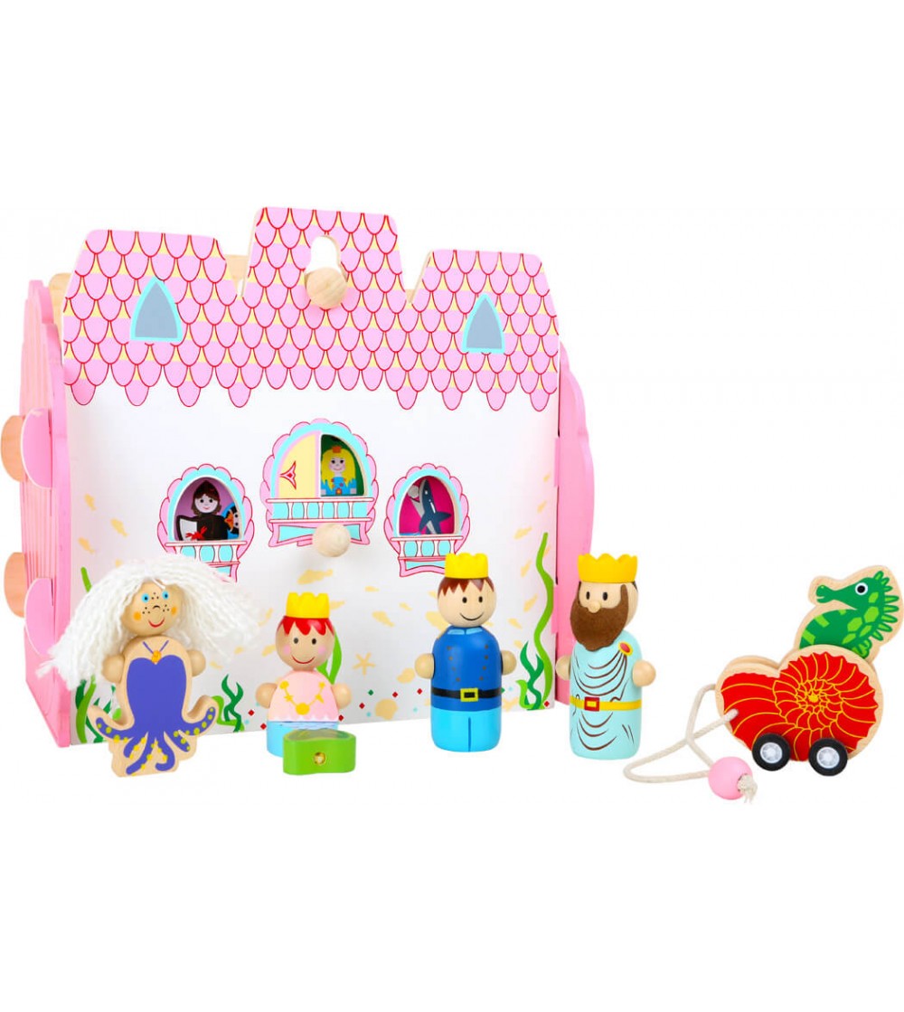 Set de joaca tematic Legler Small Foot, Lumea subacvatica Neptun - Jucării de lemn si Montessori