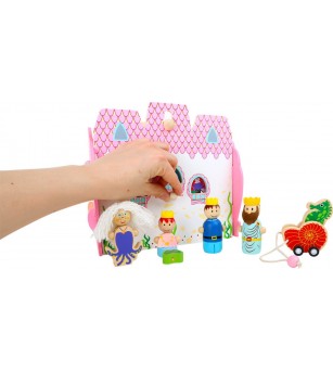 Set de joaca tematic Legler Small Foot, Lumea subacvatica Neptun - Jucării de lemn si Montessori