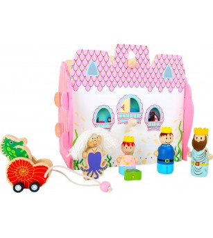 Set de joaca tematic Legler Small Foot, Lumea subacvatica Neptun - Jucării de lemn si Montessori