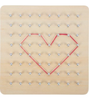 Joc din lemn Legler Small Foot, Geoboard - Jocuri de îndemânare