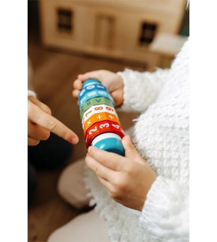 Joc educativ Legler Small Foot, Calculator rulant - Jucării matematică