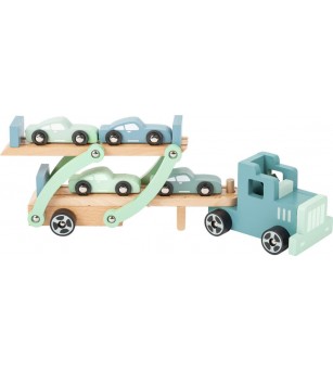 Transportator auto Chicago, Legler Small Foot - Vehicule de jucărie Transportator auto Chicago, Legler Small Foot - Vehicule de jucărie
