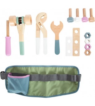 Curea de scule din lemn Nordic, Legler Small Foot - Jucării de lemn si Montessori