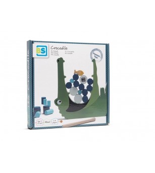 Joc de echilibru Crocodilul, BS Toys - Jucării de lemn si Montessori