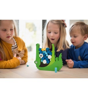 Joc de echilibru Crocodilul, BS Toys - Jucării de lemn si Montessori