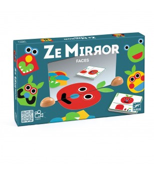 Set creativ cu oglinzi Djeco, Ze mirror Faces - Seturi cu stickere și colaje Set creativ cu oglinzi Djeco, Ze mirror Faces - Seturi cu stickere și colaje