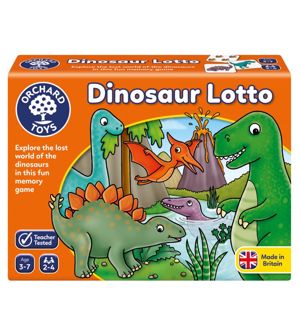 Joc educativ Orchard Toys DINOSAUR LOTTO - Jocuri de masă