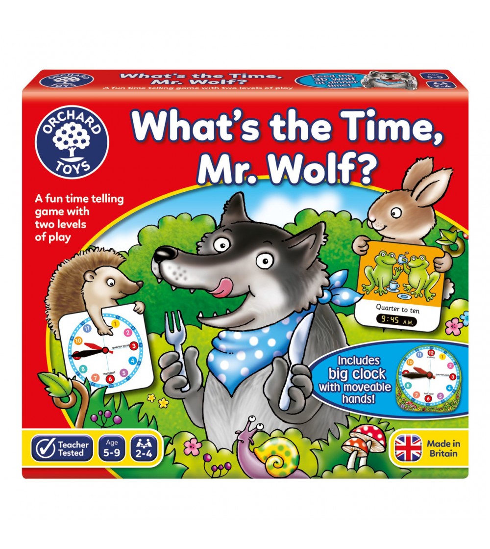 Joc de societate Orchard Toys Cat Este Ceasul Domnule Lup - Jocuri de masă