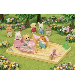 Sylvanian Families 5320 - Tren de joaca Choo-Choo - Figurine Sylvanian Families 5320 - Tren de joaca Choo-Choo - Figurine