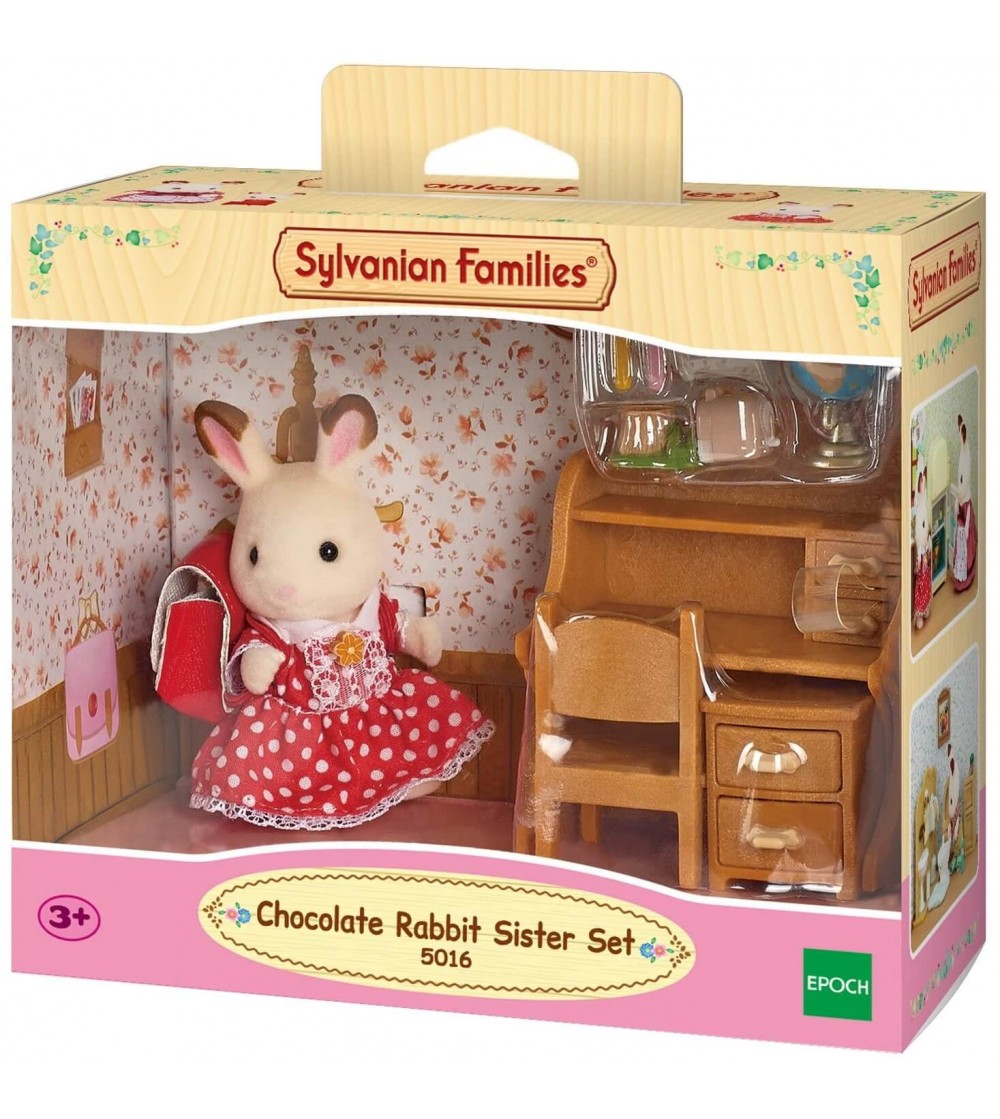 Sylvanian Families 5016 - Birou si figurina iepuras Ciocolata - Figurine Sylvanian Families 5016 - Birou si figurina iepuras Ciocolata - Figurine