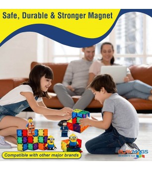 Playmags set placi magnetice compatibile Lego - caramizi mari - Jucarii magnetice