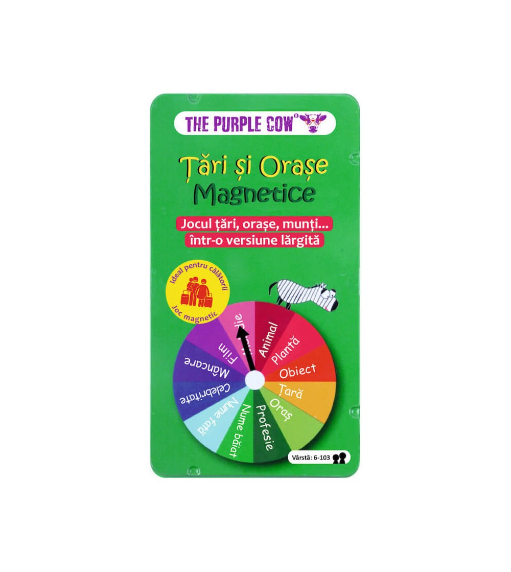 Purple Cow - Tari si Orase Magnetice - Jocuri de masă