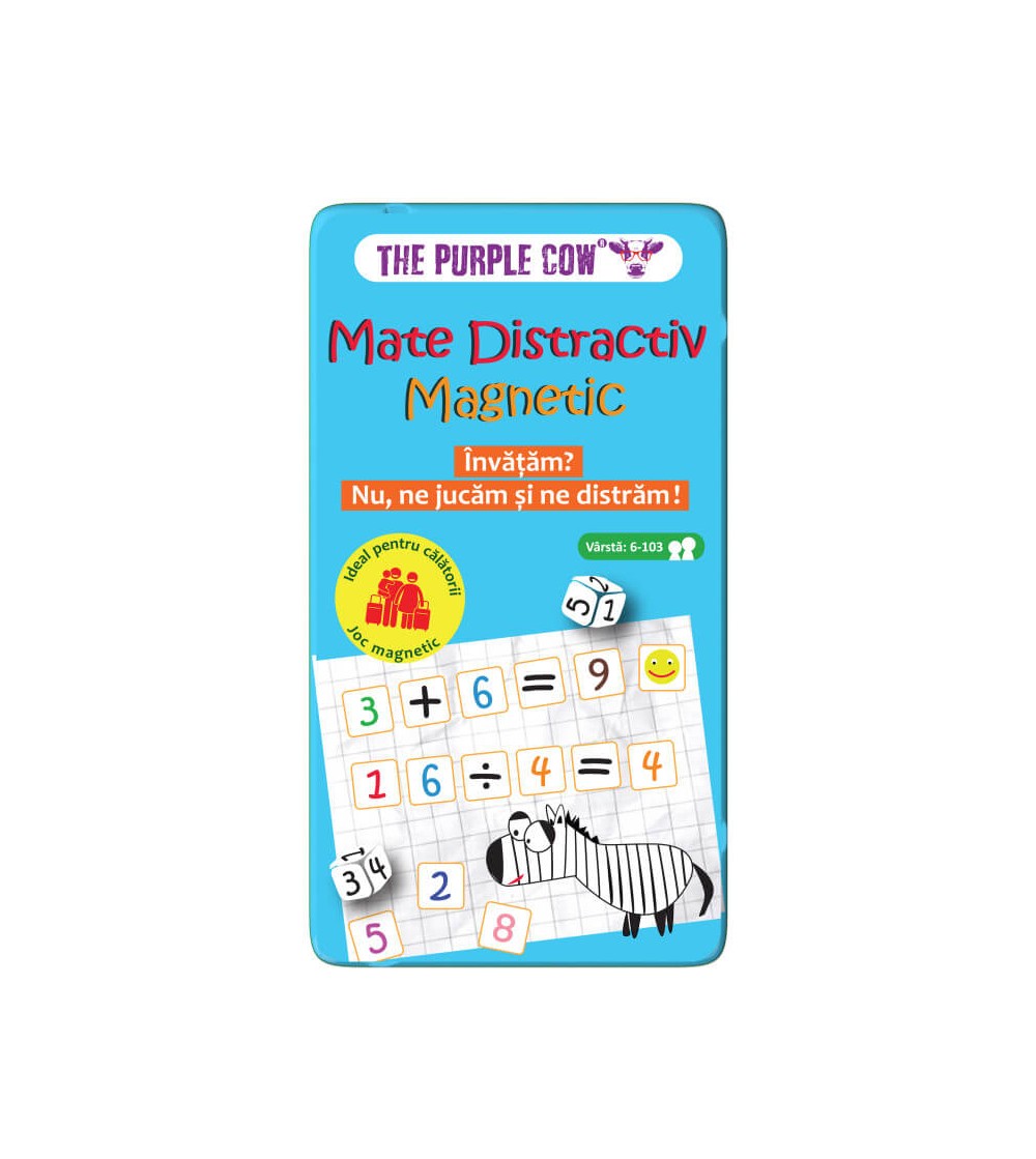 Purple Cow - Mate Distractiv Magnetic - Jucării matematică